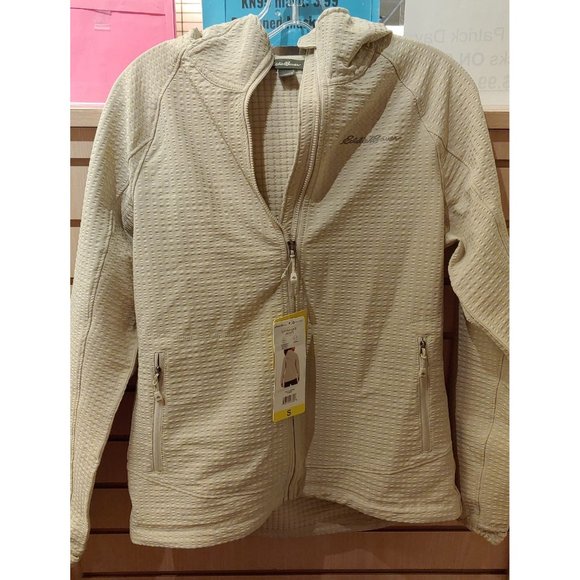 Eddie Bauer Womens Jacket Hooded Off The Grid--Tan (Pumice) - Picture 5 of 10